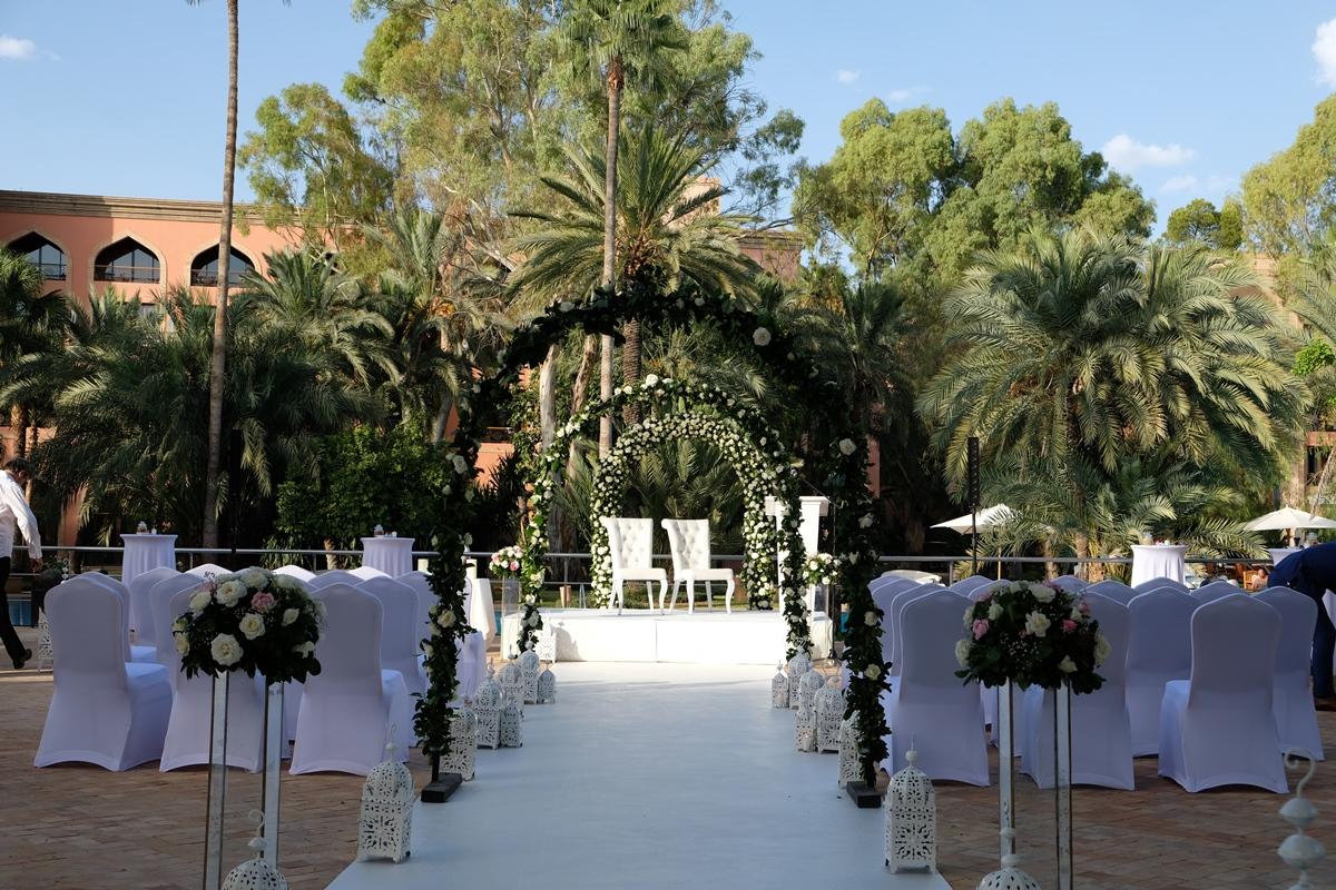 Es Saadi Marrakech Resort - Hotel Marakeş Dış mekan fotoğraf Wedding ceremony at the hotel